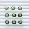 Losse Diamanten FFGems Natuurlijke Groene Amethist Edelsteen Cushiom Cut 12mm Diy voor zilver goud Fijne Sieraden Montage Voor Vrouwen Bruiloft 230619