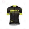 Conjuntos de Camisas de Ciclismo Scottful Pro Team Set Homem Verão MTB Roupas Manga Curta Ropa Ciclismo Outdoor Riding Bike Uniforme 230620