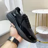 Shiny patent leather mesh patchwork sports men's shoes matte leather breathable women's shoes versatile couple travel hiking shoes