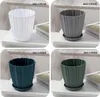 Planters Pots Flower Pots Artificial Succulent Plants Series Plastic Decorative Collection Nursery Pots Living Room Balcony Plants Bonsai Pot R230620