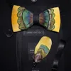 Bow Ties Jememgins Design Design Bow Tie ريشة رائعة مصنوعة يدويًا يدويًا.