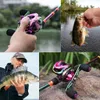 Baitcasting Reels Sougayilang Colorful Baitcasting Reel 7.2 1 Gear Ratio 121BB Max Drag 8kg Magnetic Brake System Fresh Saltwater Fishing ReeL 230619