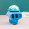 50Pcs Portable Projection Watch Fan Cartoon Fun Projector Flashlight Wristband USB Charger Children Toy Party Gift Decor