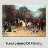 Hunting Dogs Canvas Art Off to The Market Handmade Heywood Hardy Painting Landscape Artwork High Quality