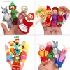 Baby Tell Story Finger Finger Puppets Three Pigs Mermaid Castle Princess Cartoon Sather Play Toys Edysational Toys for Children Gifts L230518