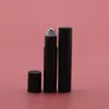 5 ml 8 ml 10 ml 12 ml en plastique noir dépoli Roll On Bottle pour huiles essentielles Bouteille de parfum rechargeable Conteneurs de déodorant F1507 Rjgrh