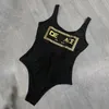 Women Designer fashion letter logo print Swimwear Bikini For Womens Swimsuit Sexy Bathing one-piece Suit