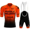 Rowerowe koszulki Zestawy Huub Team Clothing Men Set Bike Oddychanie przeciwzakręgowe