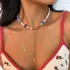 Ketten Lalynnly Süße Simulation Perle Harz Pilz Perlen Halskette Für Frauen Kette Anhänger Halsketten Großhandel Schmuck Geschenke N9608