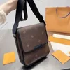 Borsa a tracolla da uomo di lusso borsa a tracolla moda borsa a tracolla classica borsa a fiori premium borsa a tracolla a doppio bottone piccola borsa quadrata borsa casual portafoglio