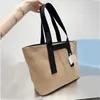 Fashion Large Capacity Beach Bags Designer Woven Handbag Luxury Shopping Shoulder Straw Bag Woman Tote Casual Holiday Purse 230627bj