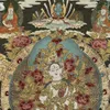 Gratis leverans Kina Utarbetad silkbroderi LuckBodhisattva Buddhageomantic Thangka Målning Mural Hushållsdekoration#25 L230620