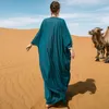 Abbigliamento etnico Pipistrello Donna Musulmana Dubai Abaya Eid Mubarak Kaftan Turchia 2023 Abito Turco Marocchino Arabo Malesia Medio Oriente Abito Sciolto