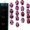 Losse diamanten Edelsteen Granaat 5X7mm 10st Natuurlijke Pyrope Sieraden Maken Rode Ovaal Geslepen En Gewicht Diy Edelstenen Met Hoge Kwaliteit 230619