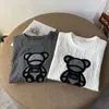 T-shirts Spring and Summer Three Dimensional Relief Cartoon Bear Korean Version Of Loose Baby Children's Short-Sleeved T-Shirt 230619