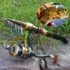 Hengel Reel Combo Sougayilang 1.8-3.6m Telescopische Hengel en 11BB Vismolen Wiel Draagbare Reizen Vissen Spinning Hengel Combo Pesca 230619