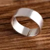 Klusterringar Solid S999 Silver Ring Women Smooth Band Stamp kan justerbar