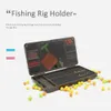 Fishing Accessories 8 Slots Carp Rig Storage Case Compartment Tackle Box Swivels Hook Bait Boxes 230619