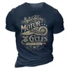 Mens Tshirts 3D 인쇄 오토바이 티셔츠 셔츠 모터 바이커 빈티지 짧은 슬리브 1976 Homme Moto Racing Suit Camiseta 230620