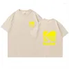 T-shirt da uomo 2023 Cotone Estate Uomo Donna Tee Moda coreana Allentato Kodak Stampa Camicia a maniche corte Oversize Harajuku Top Unisex