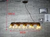 Lampes suspendues Vintage Loft Lustres Rétro Métal Pipe À Eau Art Décoration Lumières E27 Luminaire Industriel