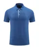 Lu Outdoor Sport Polo Shirt Mens Quick Dry Sweat-wicking Short Top Men Wrokout Sleeve R511 4XL Roupas da moda Ffrgd