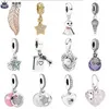 925 Sterling Silber Charms für die Schmuckherstellung für Pandora-Perlen, baumelndes Charm-Geschenk, Schnitzerei, geeignet für Frauen, Perlenanhänger