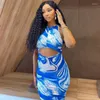 Casual Jurken Tie Dye Print Uitgesneden Bodycon Maxi Jurk Kriskras Backless Boho Beach Off Shoulder Lange 2023 Zomer Vrouwen