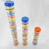 Rainbow Hourglass Rain Rainmaker Rain Stick Musical Toy Raindroch Sound for Kids Baby Educational Nstrument Fun Gift L230518