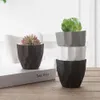 Jardinières Pots Bonsaï Planteur Décoratif Petit Pot De Fleurs Léger En Plastique Givré Pot De Fleur Fond Rond Petit Jardinière pour Jardin R230620