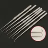 Cotton Swabs Beauty plastic pull hook nose double ball head blunt sharp eyelid single claw 230619