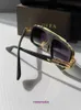 Najważniejsze oryginalne hurtowe okulary przeciwsłoneczne Dita Store internetowe DITA LXN EVO DTS403 A 01 Matte Black Gold Gray Gradient Sunglasses Authentic