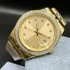 diamant noir Rolex montre en or pour homme hombre montre femme Montre automatiser la date juste Mécanique Robe de date lumineuse meilleure qualité montres X3WBV