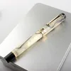 Penne stilografiche Jinhao Centennial Tofu Penna stilografica 18KGP Placcato oro M Pennino 0,7 mm Penna inchiostro acrilico 230620