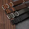 Watch Bands Top Layer Cowhide Retro Handmade Crazy Horse Leather High Quality Watch Band 18mm 20mm 22mm 24mm 26mm Black Brown Green Strap 230619