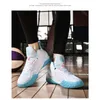 Chaussures de basket-ball d'entraînement pour jeunes baskets respirantes en maille chaussures de sport décontractées pour hommes