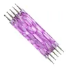 5pcs Crystal Nail Art Brush Pen Carving Emboss Shaping Hollow Sculpture Acrylic Manicure Dotting Tools F2305 Sehlb