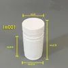 Bouteille de pilule en plastique blanc 20/30/50/60/80/100/150 ml, contenants en PE en forme de bambou pour produits pharmaceutiques/médecine/capsule F1287 Nftpg