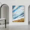 Wandkunst-Dekor, handgemaltes abstraktes Leinwand-Ölgemälde, Wohnzimmer, Schlafzimmer, Hotel, Veranda, individuelles Poster, Acryl-Wandbild, rahmenlos, L230620