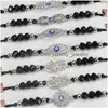 Bracelets porte-bonheur 12 pièces/ensemble mauvais œil bijoux Bracelet mexicain réglable à la main pour femmes hommes livraison directe Ot1I4