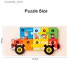 Montessori Puzzle en bois dessin animé Animal qualité épaissir 3D Puzzle jouets éducatifs pour enfants tout-petits 2 3 4 5 ans