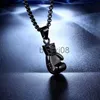 Pendant Necklaces HNSP Hip Hop Boxing Glove Pendant Chain Neckle For Men Jewelry cessories Male Street Rock Style Sports Competition Gifts J230620