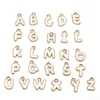 Charms 26st/set Alphabet Letter Pärlor Pendantlegering DIY för smyckenillverkning