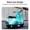 Moto électrique pour enfants Voiture électrique à trois roues 1-6 ans Voiture jouet pour enfants avec musique Scooter pour enfants