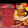 Hip Flasks Oil Barrels 304 Stainless Steel Portable Flagon Container Bottle For Travel Hiking