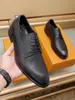 Novo 2023 Mens Dress Shoes Designer Couro Genuíno Moda Business Office Work Formal Flats Marca Masculina Festa Casamento Oxfords Tamanho 38-44