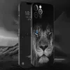 Obudowy telefonu komórkowego Animal Lion Wolf Tiger Fashion Fase Fase for Apple iPhone 14 11 Pro 12 13 xr x 7 8 6 6s plus xs Max 5 5s SE telefony komórkowe Cover J230620