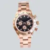 Fashion Mens High End Designer Automatisk datum 41mm Sapphire Ceramic Dial Mechanical Movement Classic Ladies rostfritt stål Remvattentät sportklocka