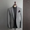 Abiti da uomo Completo da uomo Completo da 3 pezzi Vestibilità slim Business Casual Banchetto da matrimonio Giacca professionale con pantaloni