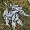 Simulation de fleurs décoratives grande feuille persane pour la décoration de mariage à la maison accessoires de mur de plante artificielle